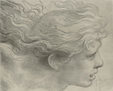 Etude pour un ange pour la fresque : "Héliodore chassé du temple" (Dans la chambre d'Héliodore au palais Vatican)
