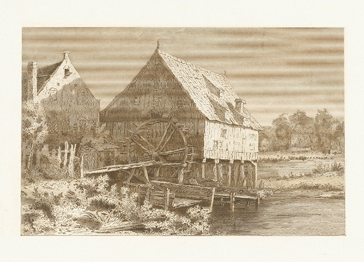 Un moulin à eau - Jacob Van Ruysdael