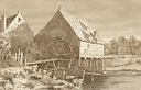Un moulin à eau - Jacob Van Ruysdael
