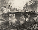 Le Pont-Neuf, vue du canal de la Monnaie