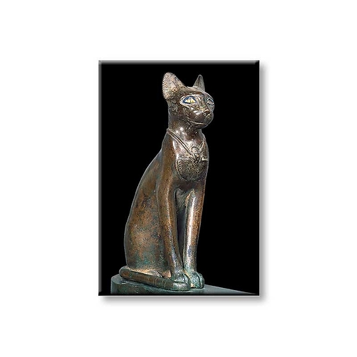 "The goddess cat Bastet" Magnet