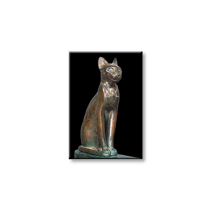 "The goddess cat Bastet" Magnet