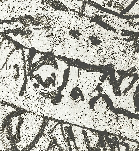 Estampe Palimpseste sumérien - Georges Noël