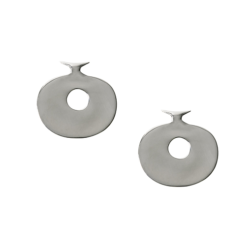Lydian Earrings Silver Medium-sized