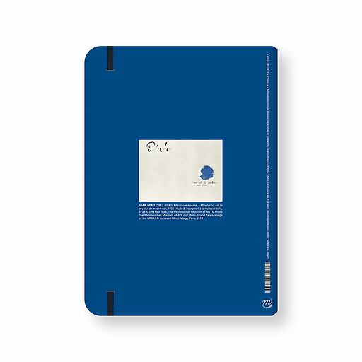 Ceci est la couleur de mes rêves Miró Notebook with elastic