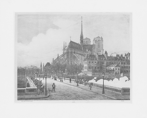 Notre-Dame en 1881 - Nicolle