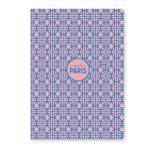 Notebook Ville de Paris - Paris: Pink Patterns