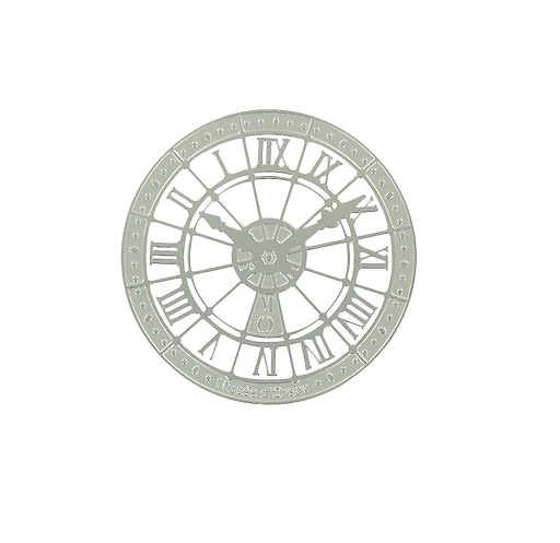 Magnet Horloge du musée d'Orsay - Argent