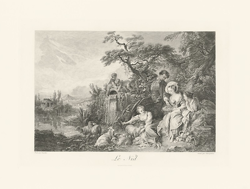 The Shepherd's Gifts or The Nest During Charming Country Life - Boucher
