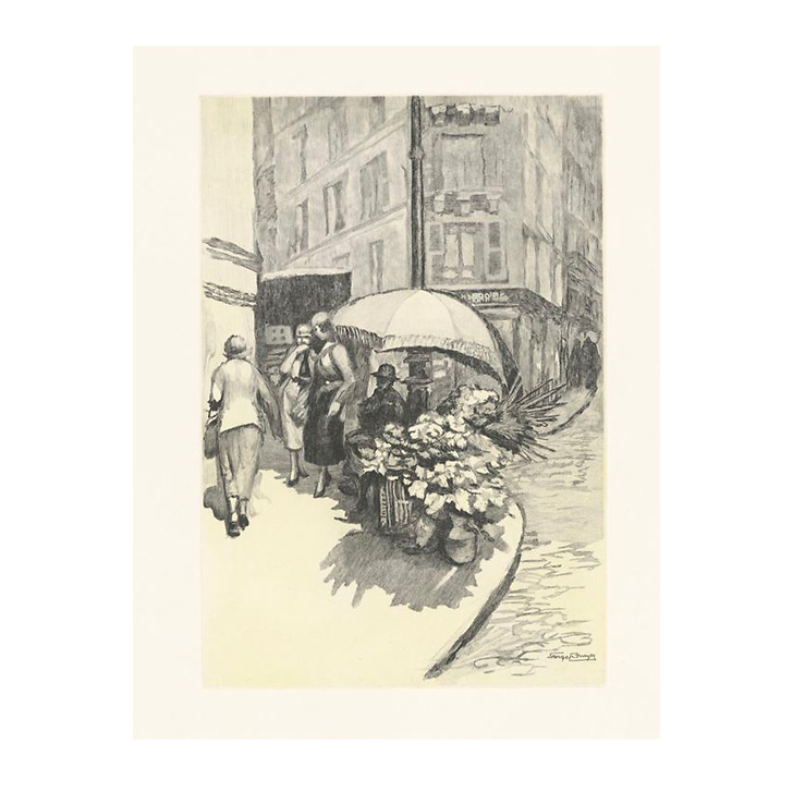 Flower Seller in Montmartre