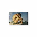 Magnet Hippolyte Flandrin - Jeune homme nu assis au bord de la mer