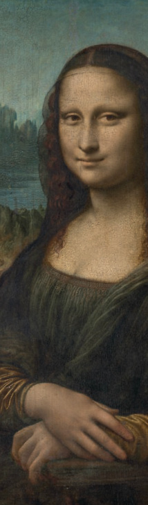Portrait de monna lisa, dite la joconde (détail)