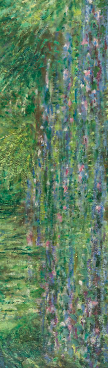 Le bassin aux nymphéas ; harmonie verte (détail)