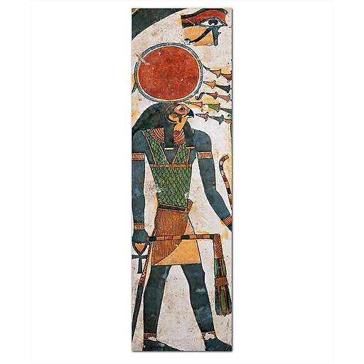 Stèle de la dame taperet adorant le dieu rê-horakhty (détail)