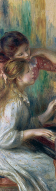 Les jeunes filles au piano (détail)