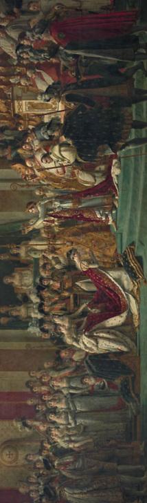 Sacre de l'empereur napoléon 1er et couronnement de l'impératrice joséphine (détail)