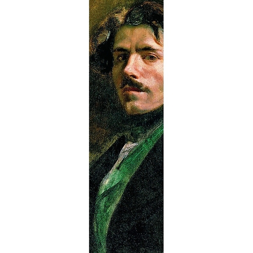 Autoportrait de l'artiste, dit au gilet vert (détail)