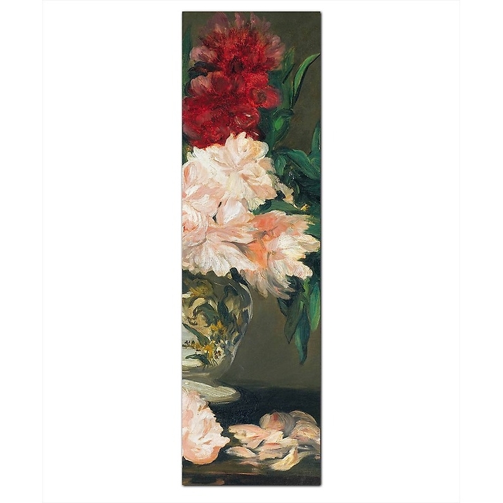 Vase de pivoines sur piédouche