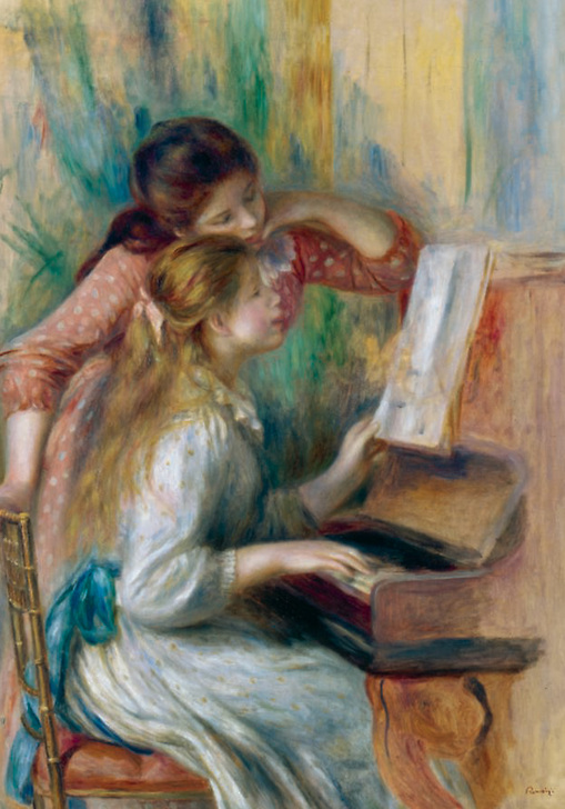 Jeunes filles au piano