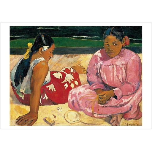 Femmes de tahiti ou sur la plage