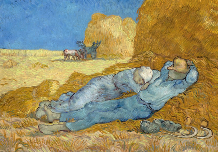 La méridienne ou la sieste (d'après Millet)