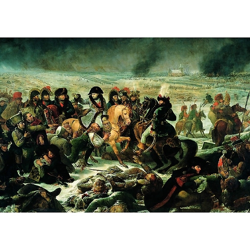 Napoléon sur le champ de bataille d'eylau (9 février 1807)