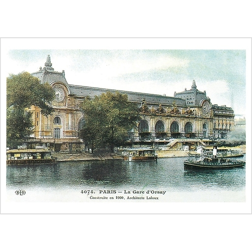 La gare d'orsay - vue extérieure, façade cote seine