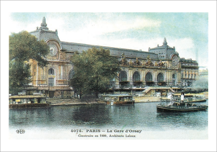 La gare d'orsay - vue extérieure, façade cote seine
