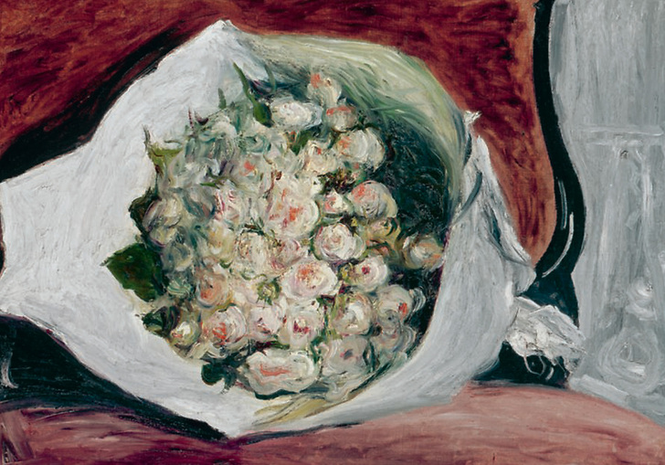 Bouquet dans une loge