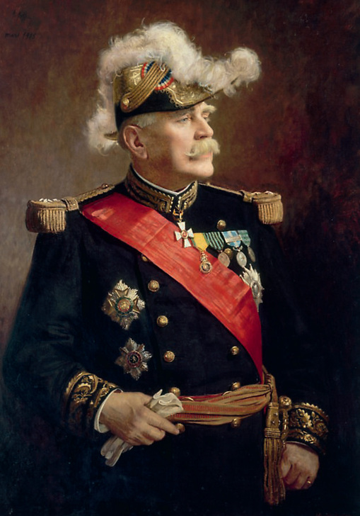 Le général de division joseph joffre (1852-1931)