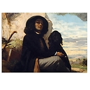 Autoportrait, dit Courbet au chien noir