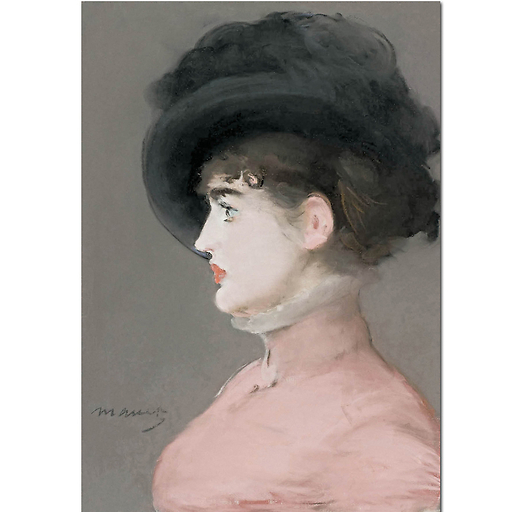 Portrait d'Irma Brunner, dit aussi La Femme au chapeau noir (détail)