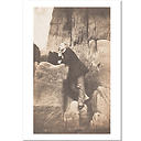 Victor Hugo devant le rocher des Proscrits