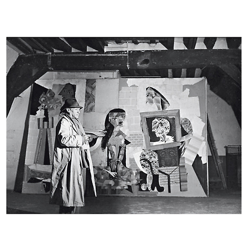 CP Brassaï "Picasso dans l'atelier des Grands-Augustins"