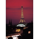 La tour eiffel et la verriere du musée d'orsay depuis les toits du louvre
