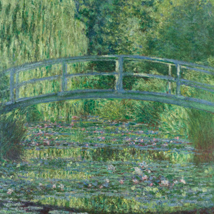 Le bassin aux nymphéas : harmonie verte