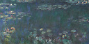 « Série des nymphéas » - reflets verts (détail)