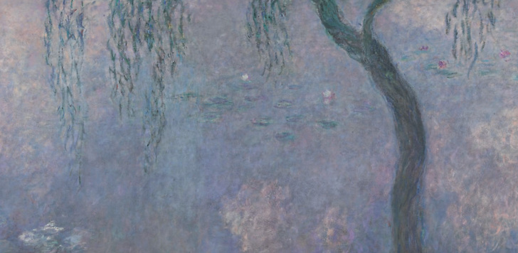 « Série des nymphéas » - les deux saules (détail)