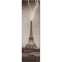 Tour Eiffel foudroyée (détail)