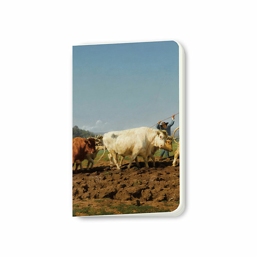 Rosa Bonheur notebook - Ploughing in the Nivernais region also known as Le Sombrage