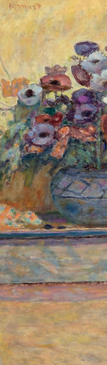 Marque-pages Vuillard - Fleurs sur une cheminée aux Clayes