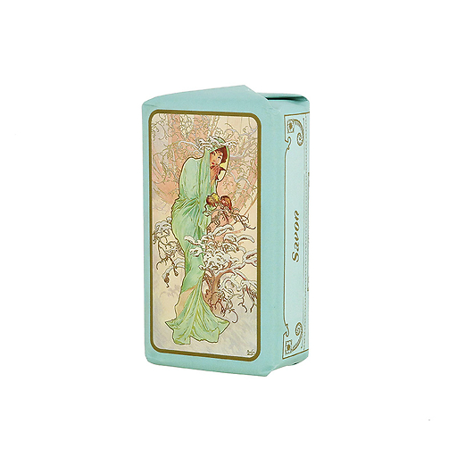 Aromatic Soap Cotton 150g - Alponse Mucha - Winter, 1896