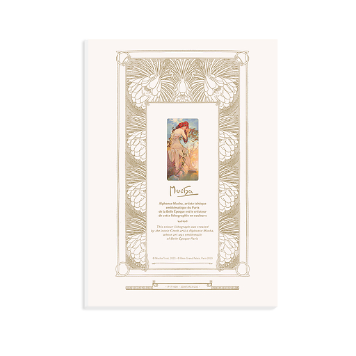Mucha Notepad - Summer - decorative panel from the Seasons series