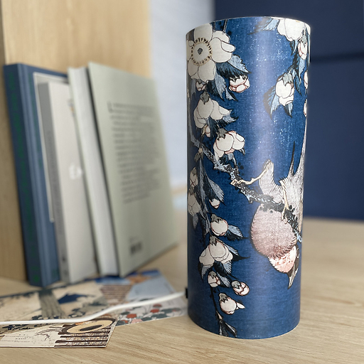 Lampe Katsushika Hokusai - Bouvreuil et cerisier