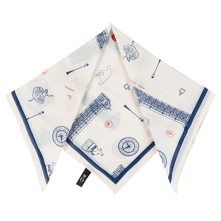 Square Scarf 65x65cm - Paris - Musée d'Orsay