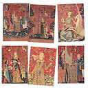 "Dame à la Licorne" set of 12 cards and envelopes