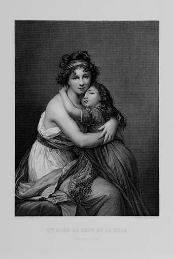 Mrs Vigée-Le Brun and her daughter, Jeanne-Lucie, known as Julie