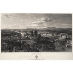 Estampe Paris en 1860 - Edouard Willmann