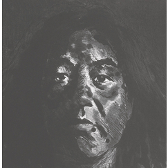 Engraving Self-Portrait - Yan Pei-Ming