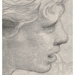 Engraving Study for an angel for the fresco : Heliodorus chased out of the temple - Raphael